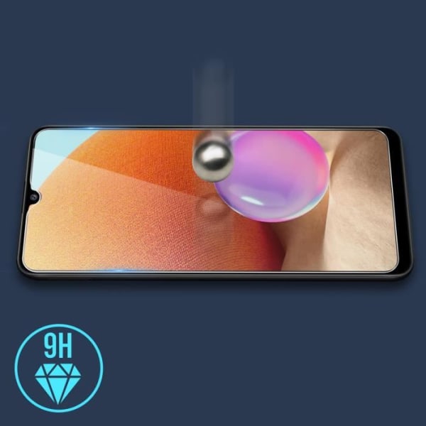 Skærmfilm til Samsung Galaxy A32 Hærdet glas 9H Anti-Fingerprint Transparent