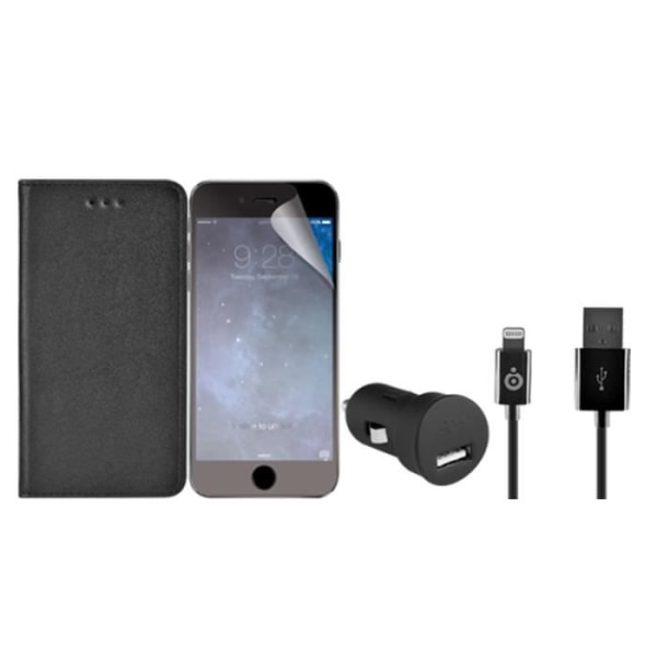 Biloplader - BBC - Standardetui - Sort - Kompatibel med iPhone 6/6S - 40g Svart