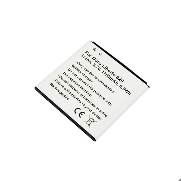 Korvaava akku Doro Liberto 820 3.7V 1750mAh Li-ion