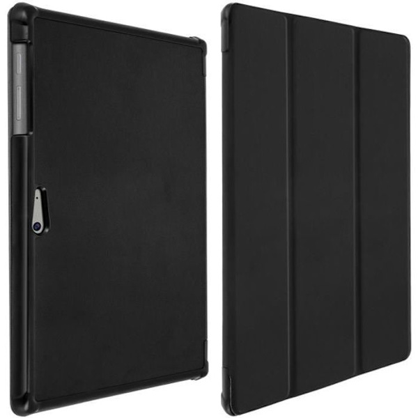 Housse - Microsoft - Surface Go - Folio Flip Case - Videostöd - Heltäckande Skydd Svart
