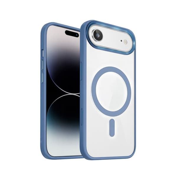 Coque Bumper för iPhone Air kompatibel med MagSafe med Förstärkta Hörn Jaym Blå Blå