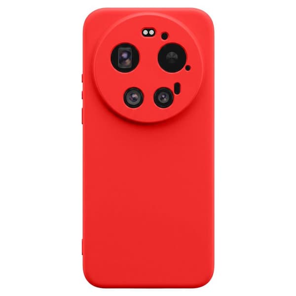 Xiaomi 17 Ultra Soft-Touch Silikoni Fast Cover Punainen Röd