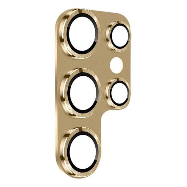 Kameraskydd - ENKAY - Samsung Galaxy S24 Ultra - 9H härdat glas - Reptålig - Guld Gul