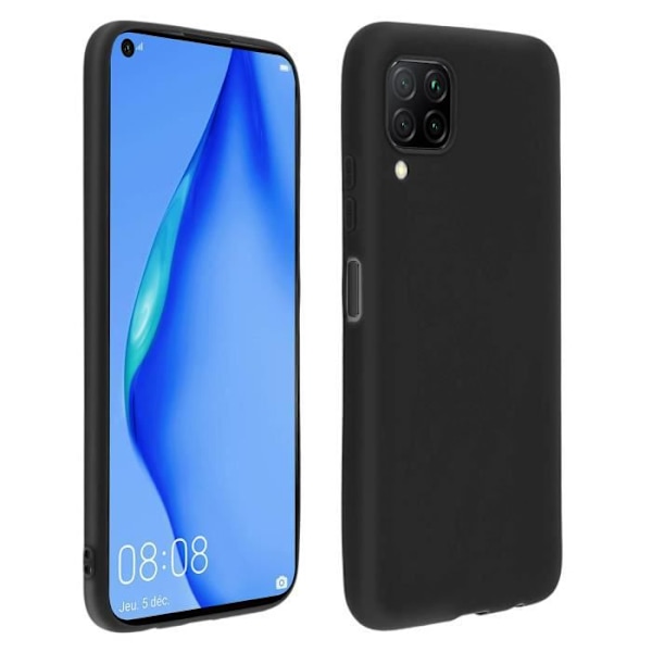 Coque - IMAK - Huawei P40 Lite - Silikoni Geeli Taipuva - Iskusuojus - Ultra Ohut Svart