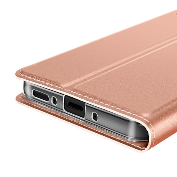 Samsung Galaxy A26 Suojakuori Satin-efekti Korttipidike Video-tuki Dux Ducis Rose Champagne Rosa