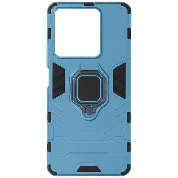 Fodral till Xiaomi Redmi Note 13 5G - AVIZAR - Stötsäker bi-material stödring - Ljusblå Blå