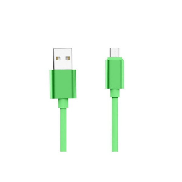 Micro-USB till USB-A-kabel - Jaym - 1,7m - Laddning 2,4A - Synkronisering - Grön