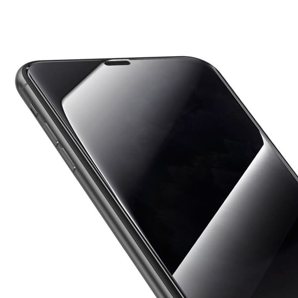 Härdat glas för iPhone 11 Pro / X / XS Stötsäker med installationskit Magic Box Zanaé Transparent Vit