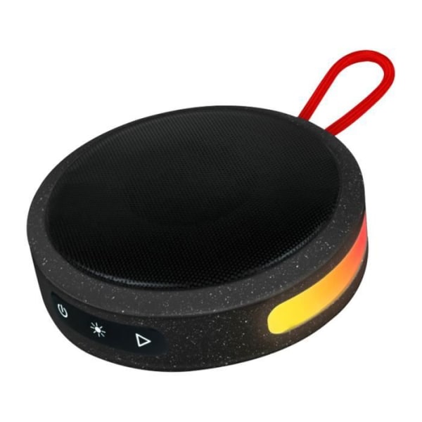 Kompakt självlysande Bluetooth-högtalare med rem Bigben Party Nano Black