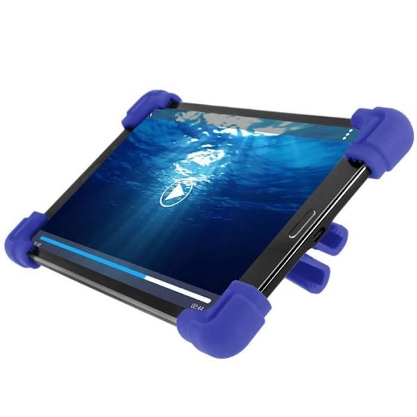 Tablettikotelo 7,9-9 tuumaa Universal Bumper Silicone Gel Blue Fashion Support