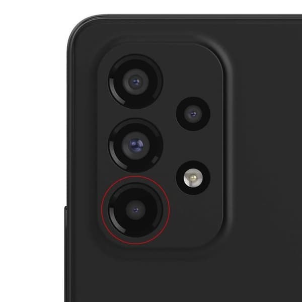 Dybdekameraobjektiv til Samsung Galaxy A53 og A33 Original Samsung Sort Svart