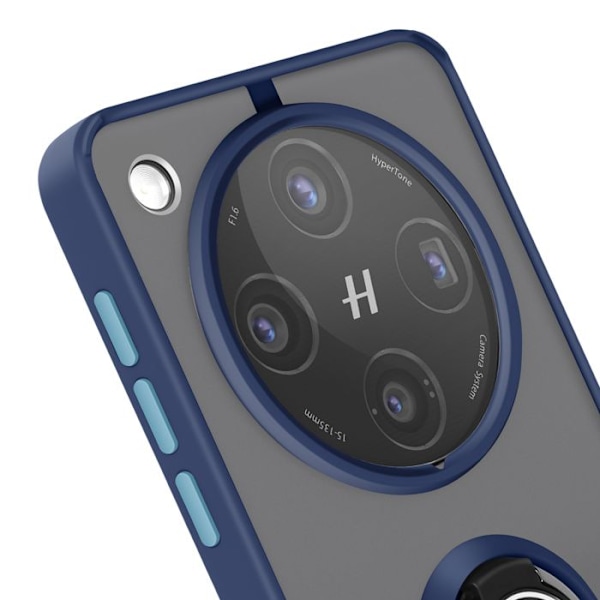 Coque för Oppo Find X8 Pro Med Magnetring Genomskinlig Midnattsblå Blå