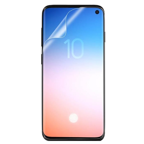 Skyddande film - Samsung - Galaxy S10 - Flexibelt latex - Transparent - Repellerande mot repor Transparent