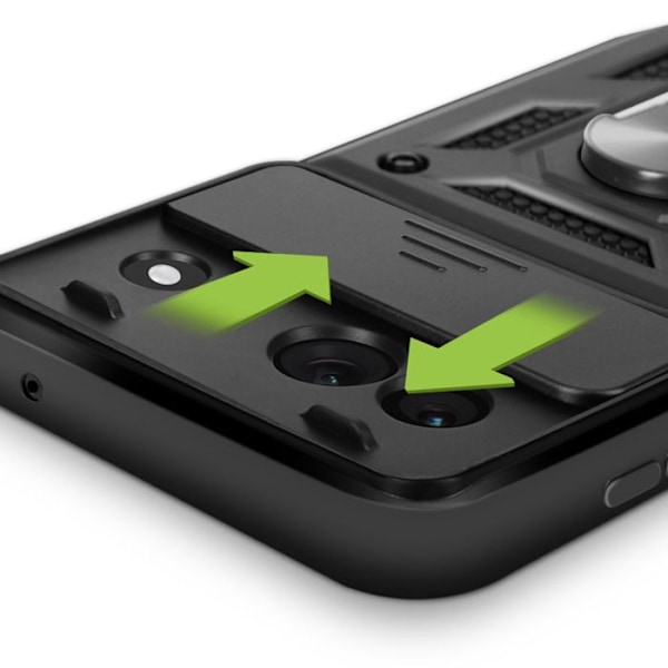 Mobilcover - MAYAXESS - Google Pixel 8a - Hårdfør - Syntetisk - Sort Svart
