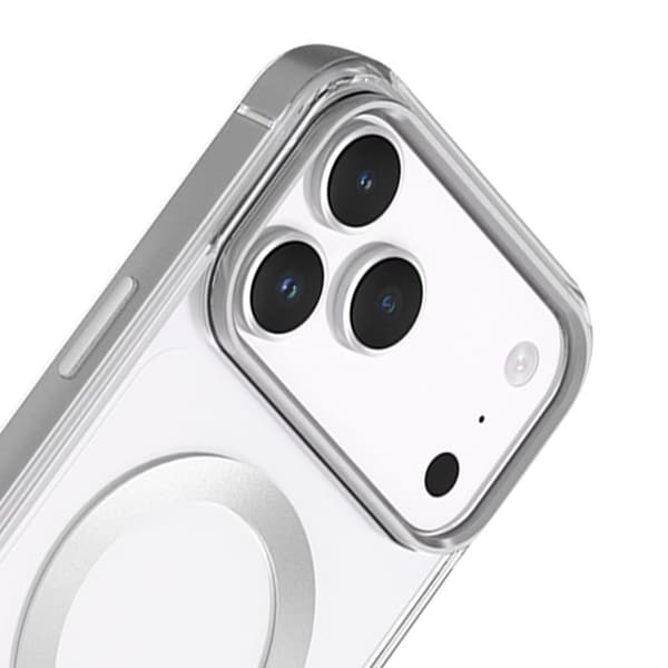 iPhone 17 Pro Max MagSafe Kontuurimetalli Iskunkestävä 2m Premium FORCE CASE Harmaa Grå