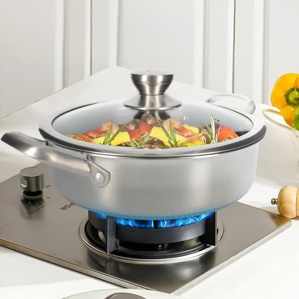 Stekpanna - Cheffinger - Inox - 28cm - Non-stick bikupemönster Pengar