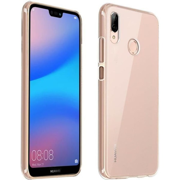 Coque - Huawei - P20 Lite - Hårdför polykarbonat - Repellerande skydd - Transparent Transparent