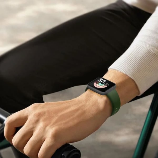 Rem för Xiaomi Mi Watch Lite / Redmi Watch Soft Silicone Barb Green
