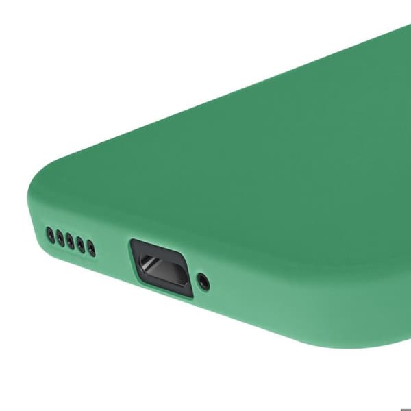 Honor 400 Lite Silikonikuori Litteä Kamerasuoja Vihreä