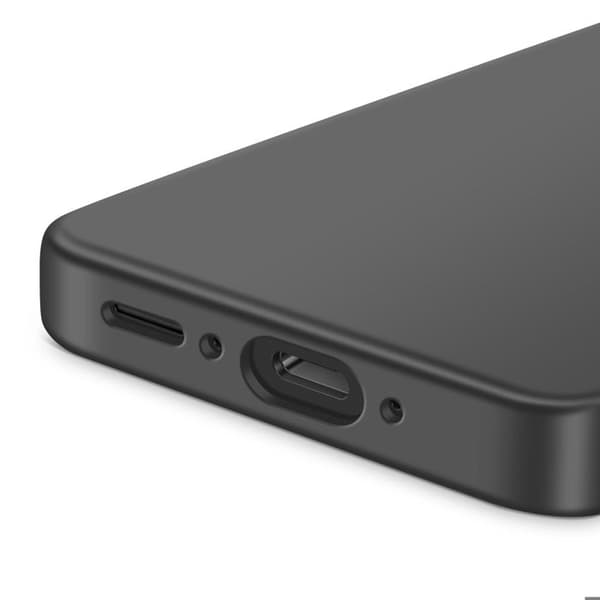 Cover - ADVARSEL - Samsung Galaxy A17 - Sort Silikone - Soft-Touch - Stød/Ridser Beskyttelse Svart