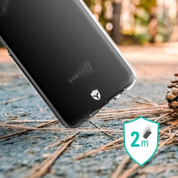 Fodral - FORCE CASE - Samsung A13 4G - Anti-fall - Återvinningsbart - Genomskinlig Vit