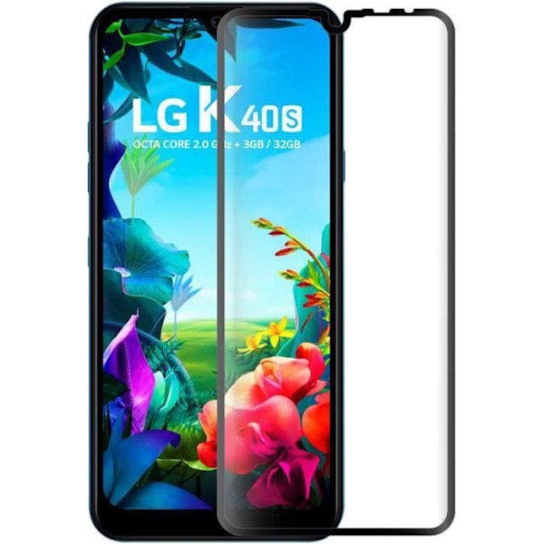 Skærmbeskyttelse - LG - K40S - Tempereret glas - Gennemsigtig - Ridsefæstigt Transparent