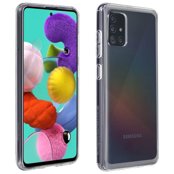 Coque - Samsung - Galaxy A51 - Rigide - Ultrafine - Transparent Hvid Klar vit