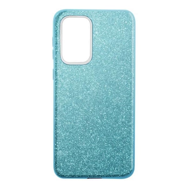 Samsung Galaxy A33 5G Glitter Leaf Halvstyvt avtagbart fodral blå Blå