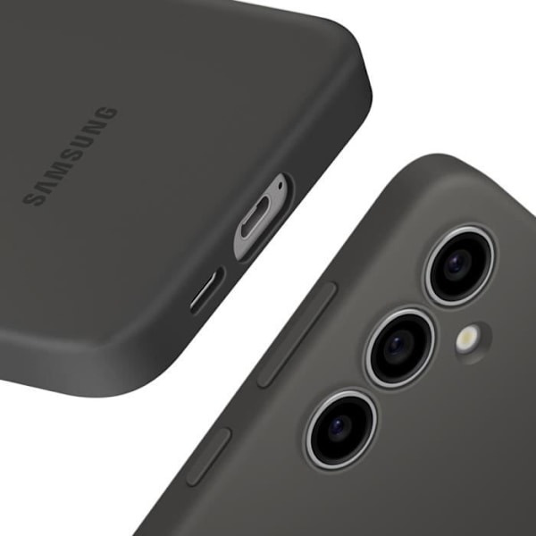 Coque för Samsung Galaxy S24 FE Silikon Flexibel Mjuk Beröring Original Samsung Svart Svart