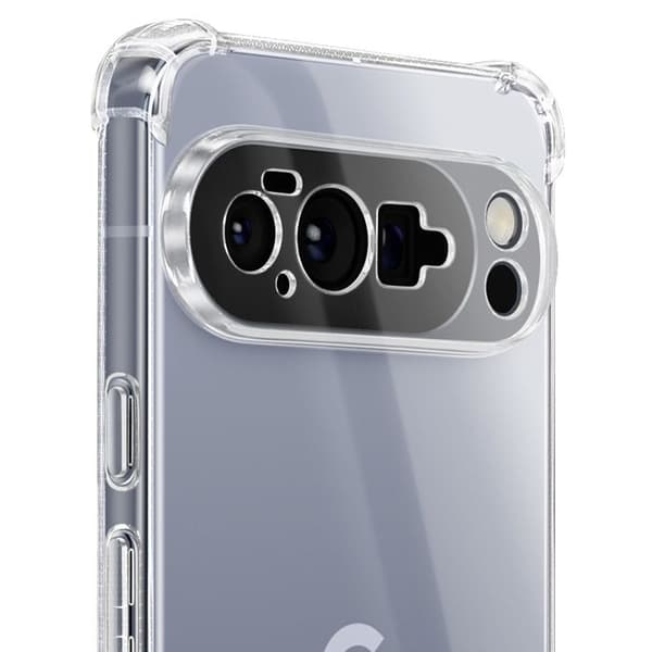 Skal - MAYAXESS - Google Pixel 10 Pro XL - Silikon - Transparent - Stötsäker Vit