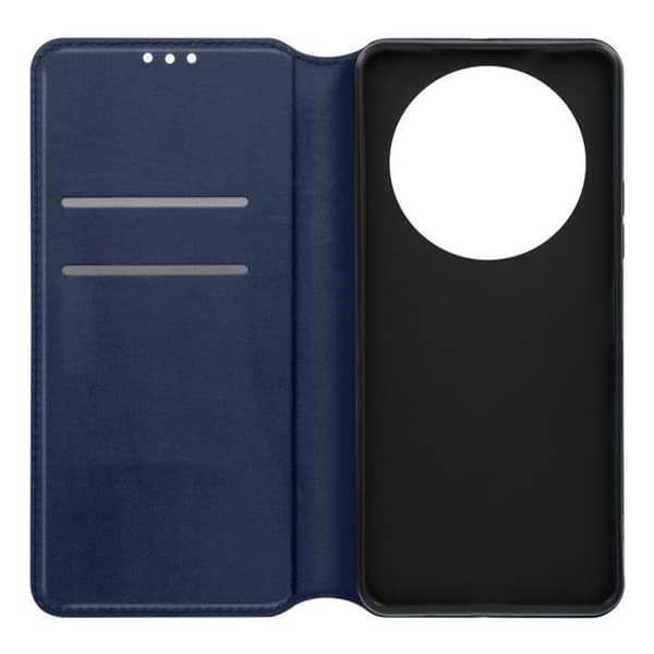 Etui til Xiaomi Redmi A3 - AVIZAR - Flip Card Holder og Video Support - Midnight Blue Blå