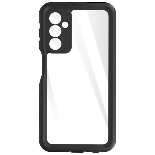 IP68 vandtæt etui til Samsung Galaxy A25 5G - REDPEPPER - Fuld beskyttelse - Sort Transparent