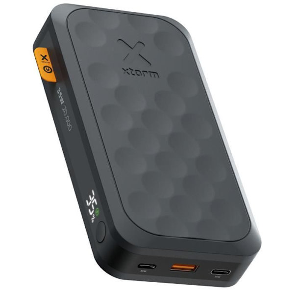 Batteri Extern - XTORM - Fuel Series 5 - 20000mAh - 2x USB-C - Kompakt LED Skärm Svart