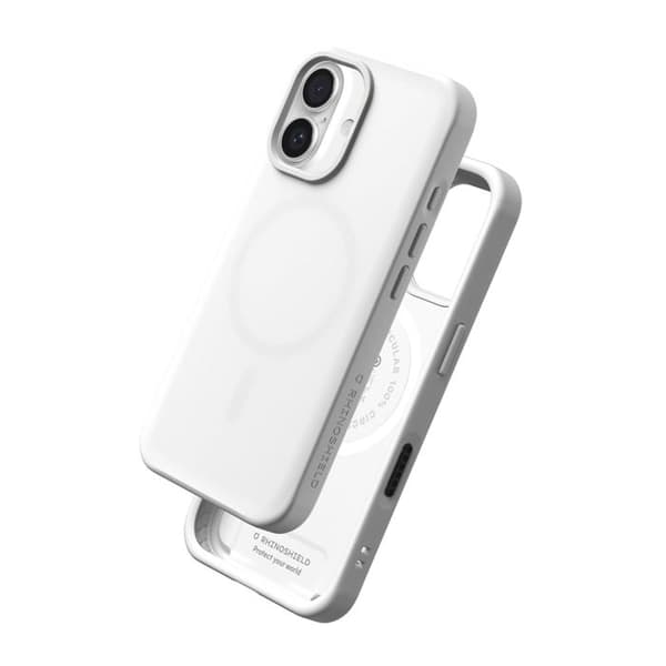 iPhone 16 Plus Fodral SolidX Ultra-resistent Magsafe Kompatibel Rhinoshield Vit Vit