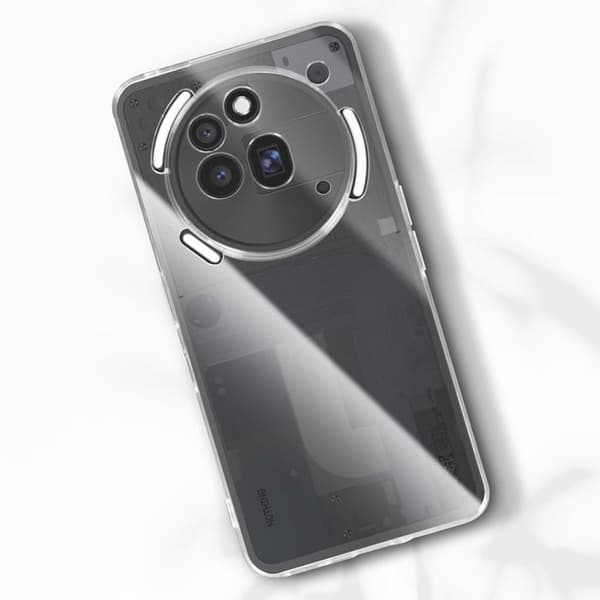 Coque - Intet - Telefon 3a Pro - Silikone Blød - Transparent - Anti-gulning Vit
