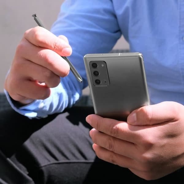 S Pen - SAMSUNG - Galaxy Note 20 / Note 20 Ultra - Bluetooth - Äärimmäinen tarkkuus - Kauko-ohjain Grå