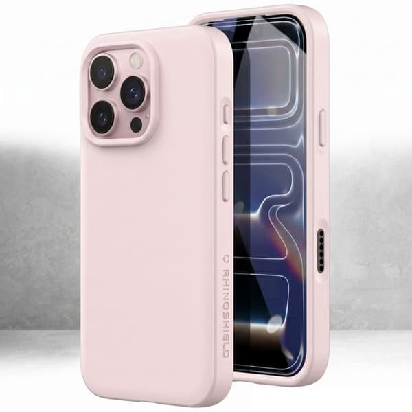 Cover til iPhone 16 Pro Model SolidX Soft Touch Stødabsorberende Rhinoshield Rosa Ros