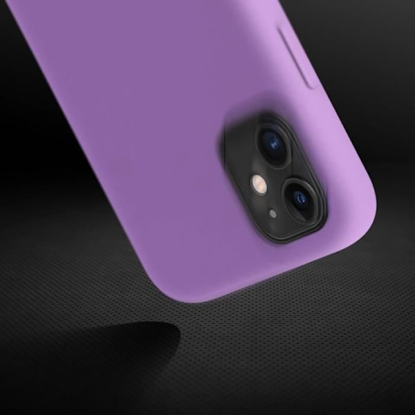 Skyddsfodral - AVIZAR - iPhone 11 - Halvstyvt silikon - Soft Touch finish - Lila Lila