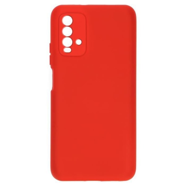 Skyddsfodral - AVIZAR - Xiaomi Redmi 9T - Semirigert silikon - Soft Touch - Röd Röd