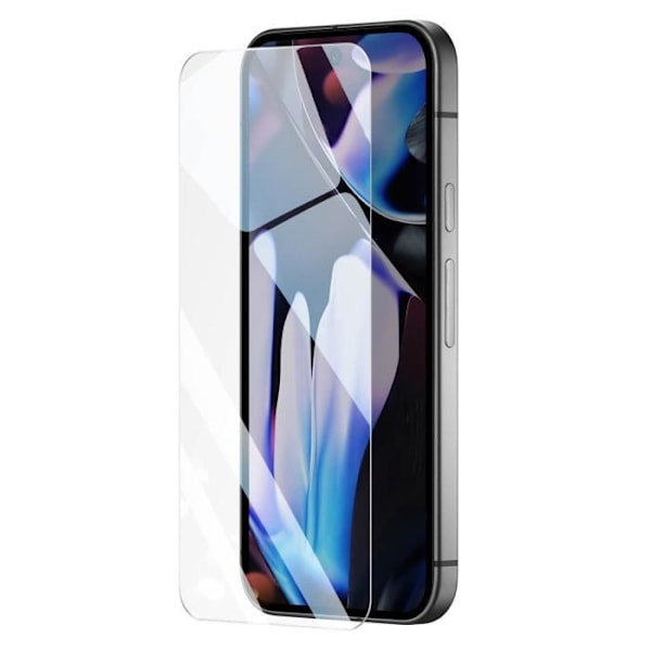Skärmskydd för Google Pixel 9 Pro XL Unbreakable Flexible Edge 2.5D Force Glass Black Transparent