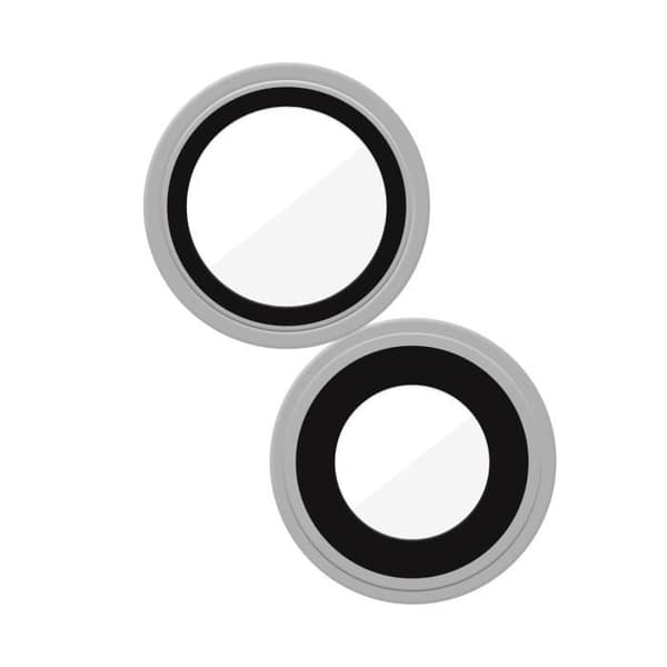 Bagkameraobjektiv til iPhone 12 og 12 Mini - AVIZAR - Hvid - Højkvalitets beskyttelse Vit