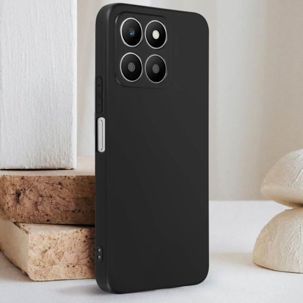 Telefon Cover - AVIZAR - Honor X6a - Fleksibel - Sort - Mat strækfri finish Svart