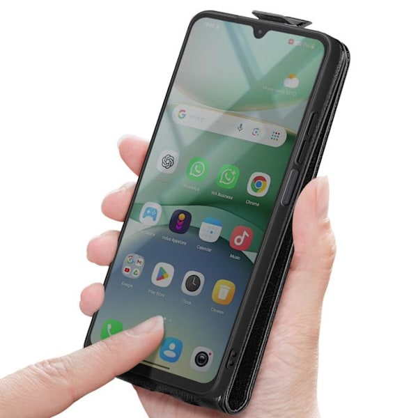 Husklapp för Vertikal för Xiaomi Redmi A5 Kortfack Svart