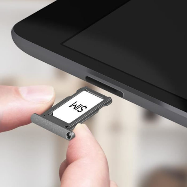 Ersättningsfack för SIM-kort för iPad 5 / Air / mini 2 / 3 - Space Grey - CE och RoHS-kompatibel Rymdgrå