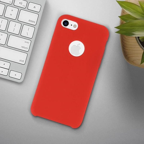 Coque - Apple - iPhone 7 / 8 - Mjuk - Ripskydd - Röd Röd