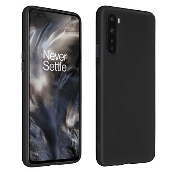 Coque - OnePlus - Nord - Silikone Gel Fleksibel - Ultra-tynd - Stød/Ridser Beskyttelse Svart
