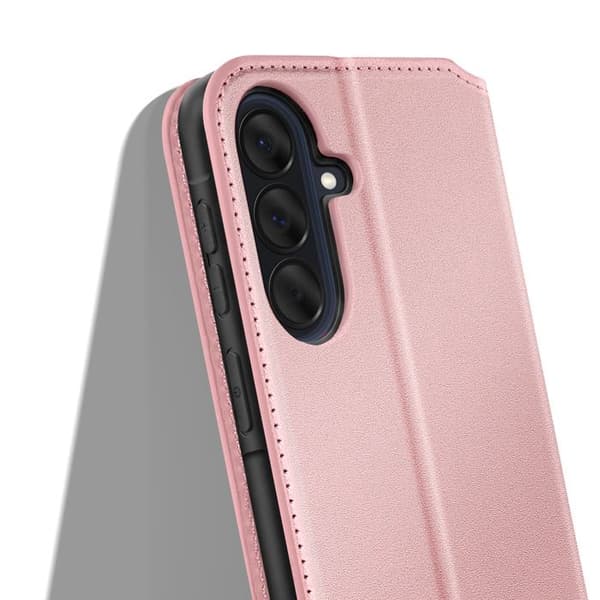 Magnetiskt Flipfodral för Galaxy A57 Ställfunktion Classic Edition Roséguld Roséguld