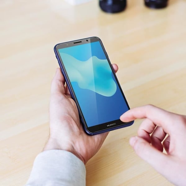 Suojaava kalvo - Huawei - Y5 2018 - Karkaistu lasi - Iskunkestävä - Ultra ohut Transparent