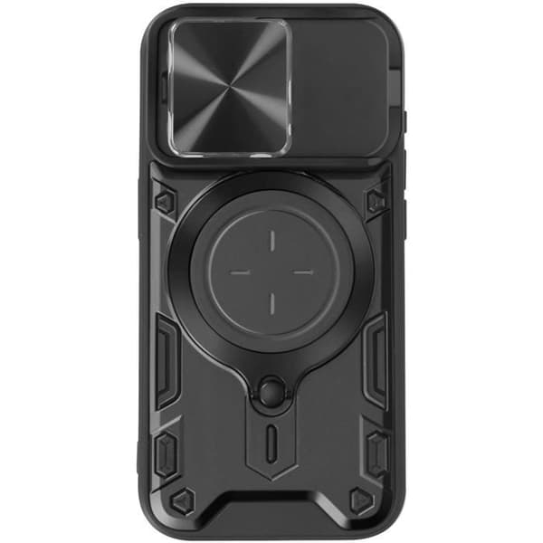 Coque - AVIZAR - iPhone 15 Pro - Indbygget kamerabeskyttelse - Sort - Bi-materiale Svart