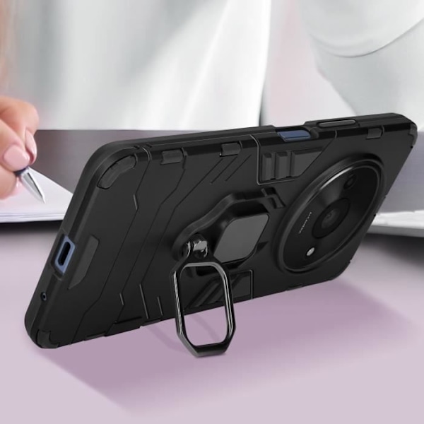 Fodral till Xiaomi 14 Ultra - AVIZAR - Svart - Stel - Syntet - Blandat Svart